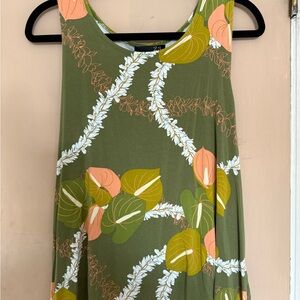 Fighting Eel Olive Anthirum Sleeveless Top